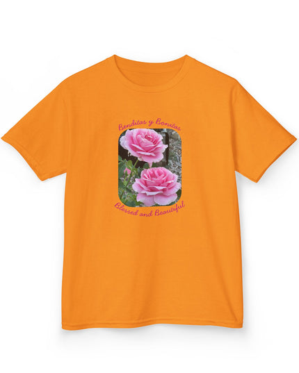 "Blessed and Beautiful" Kids Heavy Cotton Tee