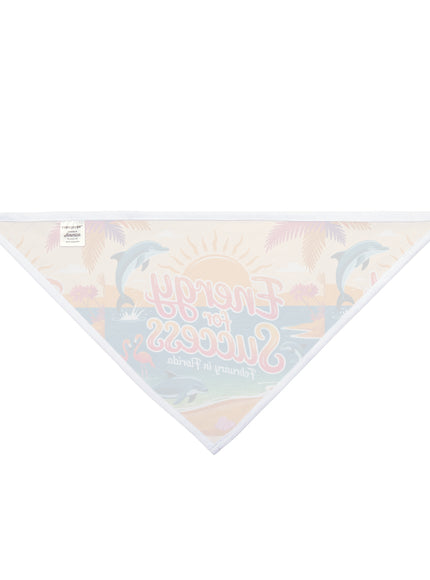 "February in Florida, Energy for Success" Pet Bandana