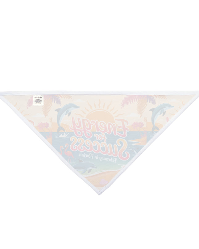 "February in Florida, Energy for Success" Pet Bandana