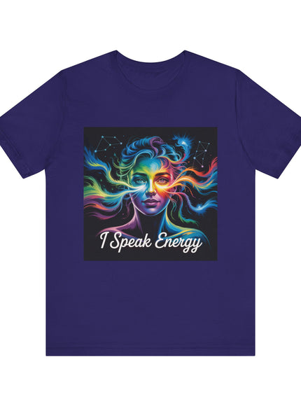 "I Speak Energy, (Energy for Success)" Men's and Women's Jersey Short Sleeve Tee
