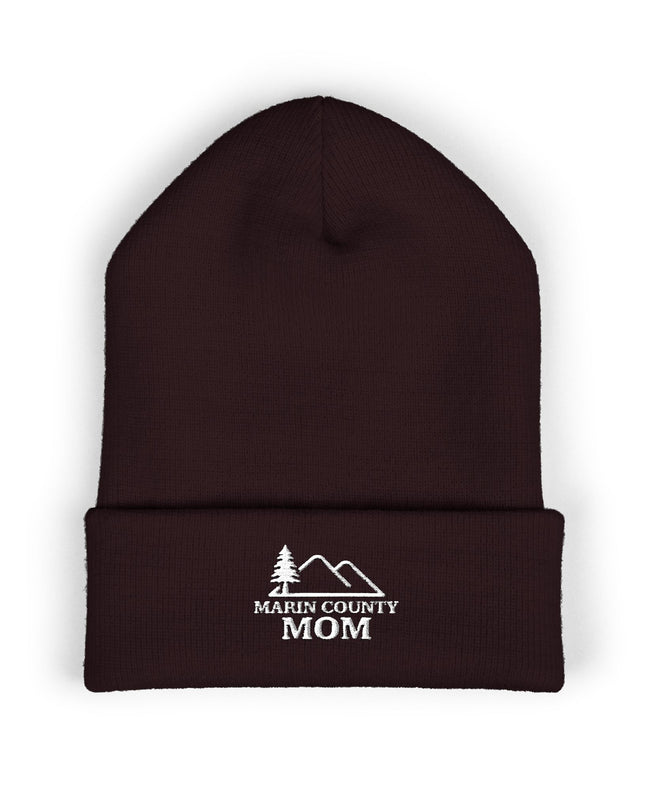 "Marin County Mom" Classic Cuffed Beanie (Embroidery)