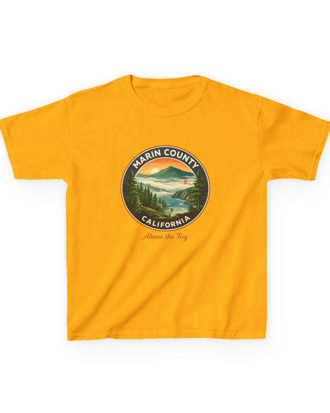 "Marin County, Above the Fog" Kids Heavy Cotton Tee