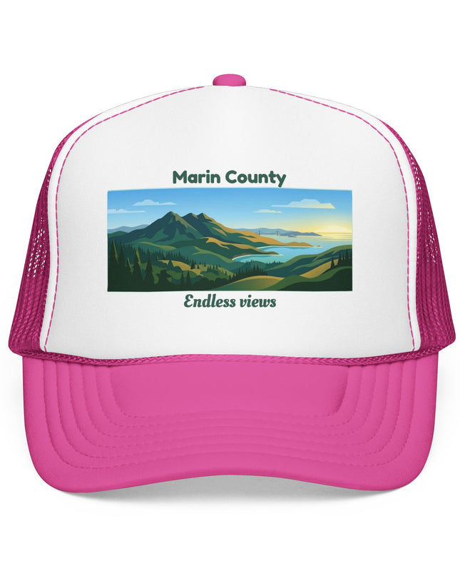 "Marin County, Endless Views" Foam Trucker Hat