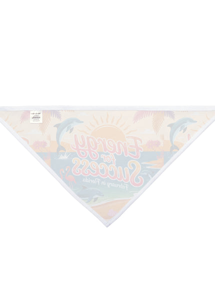 "February in Florida, Energy for Success" Pet Bandana