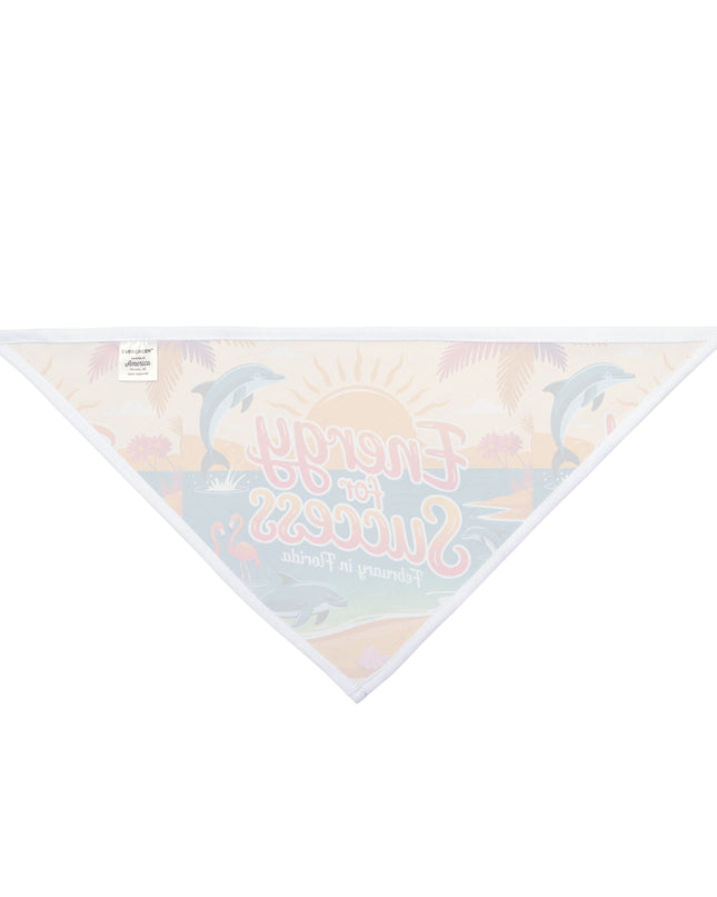 "February in Florida, Energy for Success" Pet Bandana