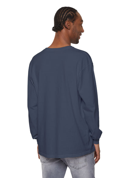 "Tides and Tall Trees" Unisex Garment-dyed Long Sleeve T-Shirt
