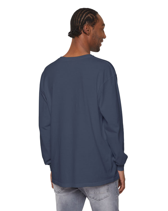 "Tides and Tall Trees" Unisex Garment-dyed Long Sleeve T-Shirt