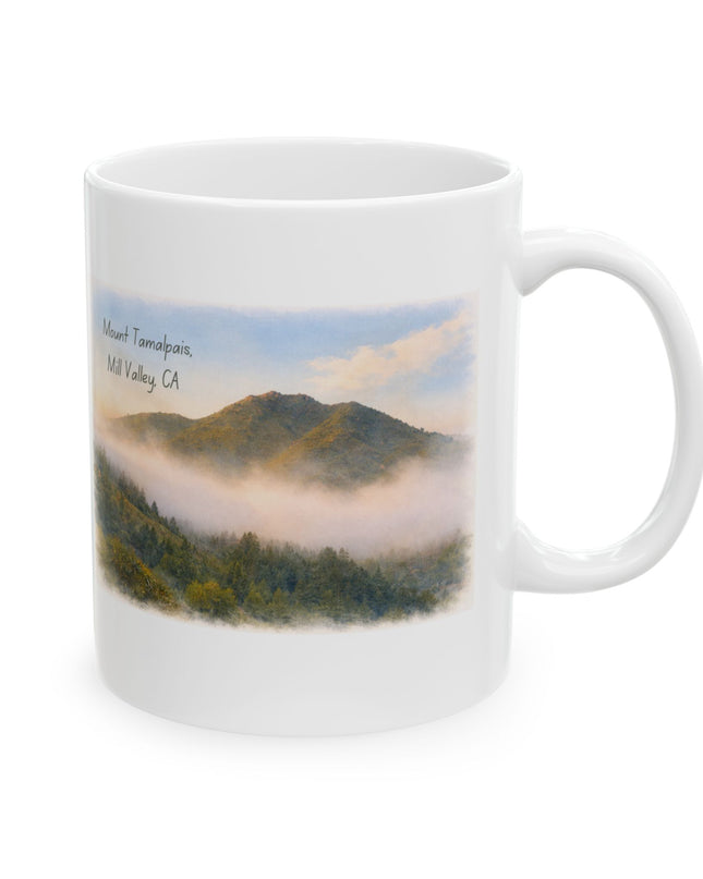 "Mount Tamalpais, Mill Valley, California" Ceramic Mug, (11oz, 15oz)