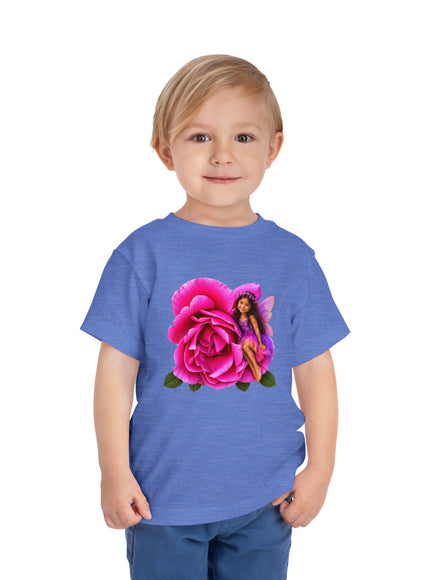 "Rose Fairy" Toddler Short Sleeve Tee