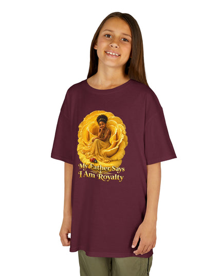 "My Father Says I am Royalty" Kids Heavy Cotton Tee