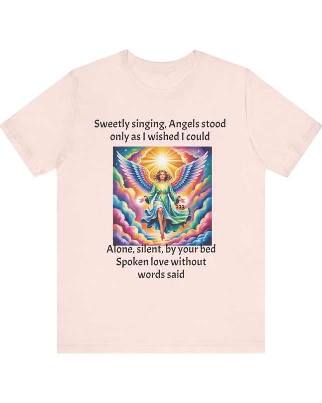 "Sweetly Singing, Angels Stood" Women's Soft Jersey Tee