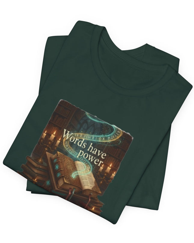 "Words Have Power Unisex Jersey Short Sleeve Tee
