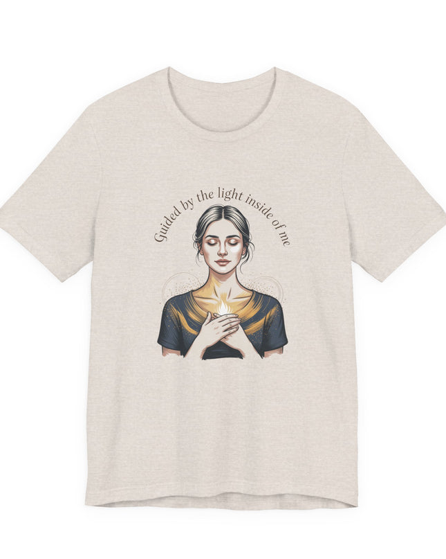 "Guided by the Light inside of Me" Unisex Jersey Short Sleeve Tee