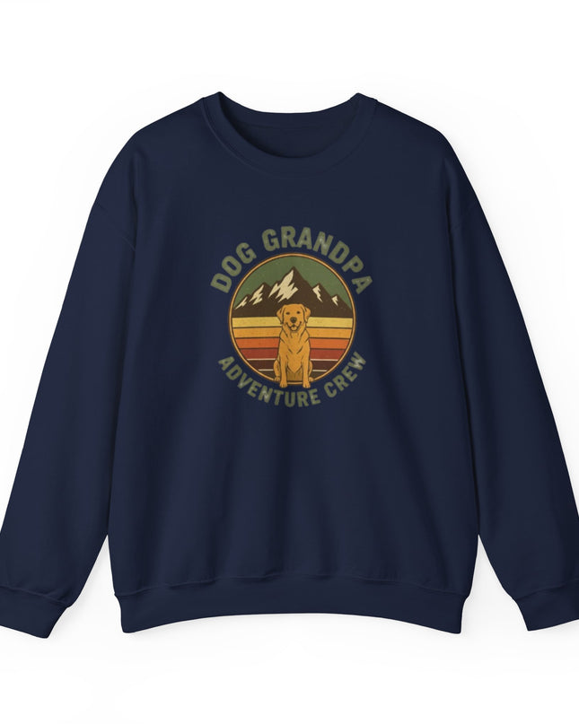 "Dog Grandpa Adventure Crew" Unisex Adult Sweatshirt