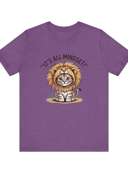 "Mindset Lion" Unisex Jersey Short Sleeve Tee
