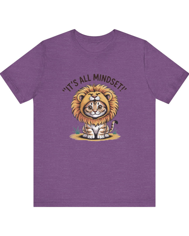 "Mindset Lion" Unisex Jersey Short Sleeve Tee