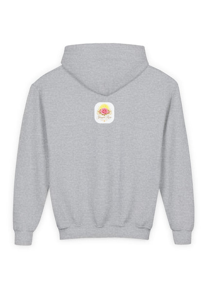 "My Father Says I am Royalty" Youth Heavy Blend Hooded Sweatshirt