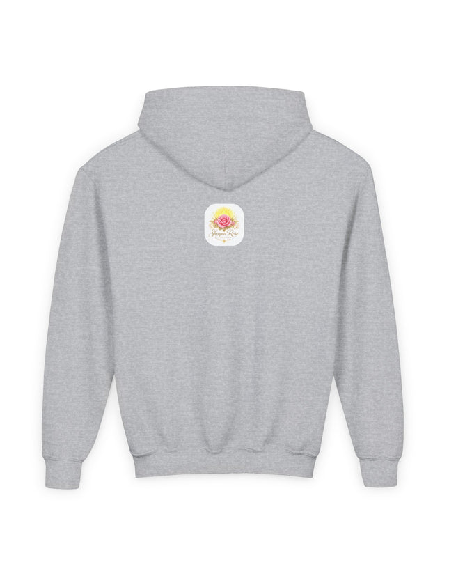 "My Father Says I am Royalty" Youth Heavy Blend Hooded Sweatshirt