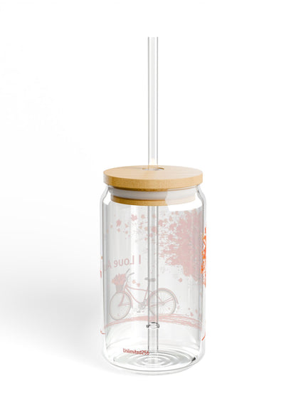 "I Love Autumn" Sipper Glass, 16oz