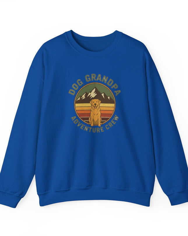 "Dog Grandpa Adventure Crew" Unisex Adult Sweatshirt