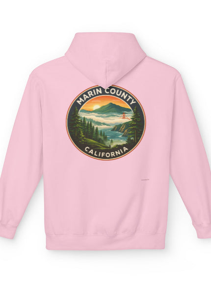 "Marin County, Above the Fog- no text" Unisex Midweight Softstyle Fleece Hoodie
