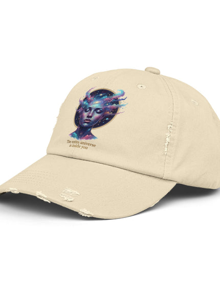 "The Universe is Inside of You" Unisex Distressed Cap