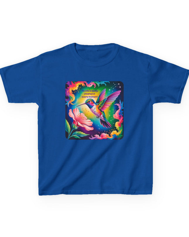 "My Life is Being Created in Every Moment" Kids Heavy Cotton Tee