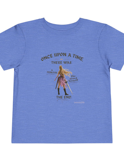 "She Saved Herself V2" Toddler Short Sleeve Tee