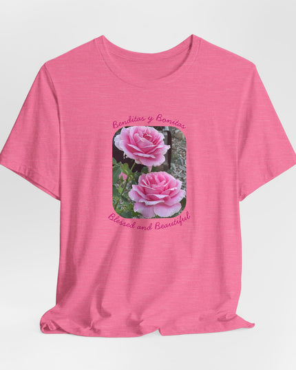 "Blessed and Beautiful" Unisex Jersey Short Sleeve Tee