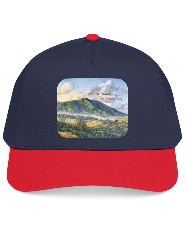 "Mount Tamalpais, the Sleeping Lady" Mid Profile Baseball Cap