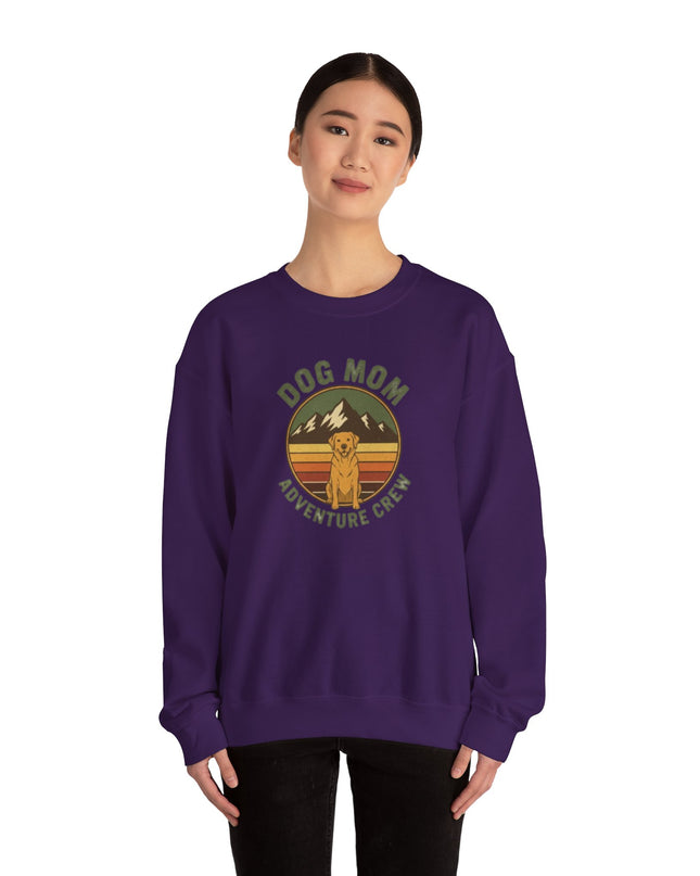 "Dog Mom Adventure Crew" Unisex Adult Sweatshirt