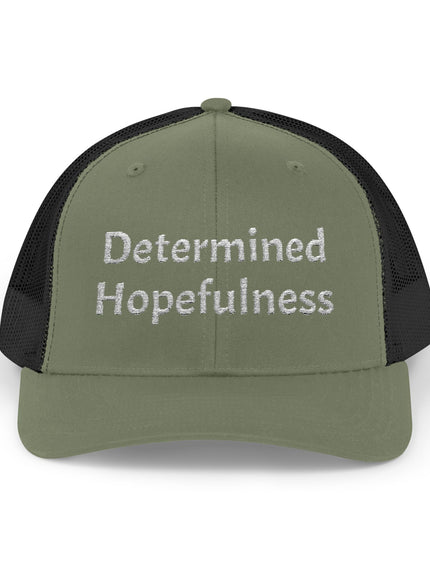 "Determined Helpfulness" Snapback Trucker Cap