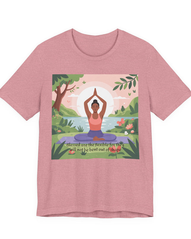 "Blessed are the Flexible" Unisex Short Sleeve Tee