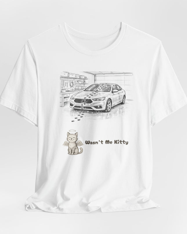 "Wasn't Me Kitty - Garage" Unisex Jersey Short Sleeve Tee