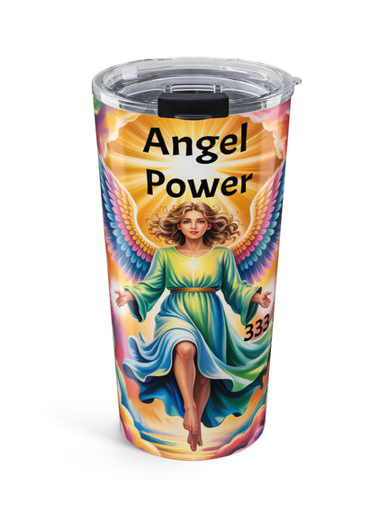 "Angel Power 333" Stainless Steel Tumbler 20oz