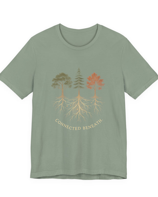 "Connected Beneath" Unisex Jersey Short Sleeve Tee