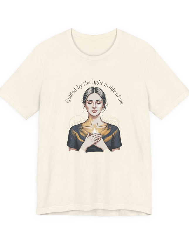 "Guided by the Light inside of Me" Unisex Jersey Short Sleeve Tee
