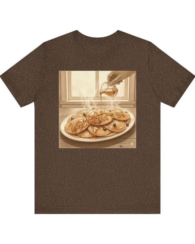 "Pancakes with Syrup" Unlimited 256 Unisex Jersey Short Sleeve Tee