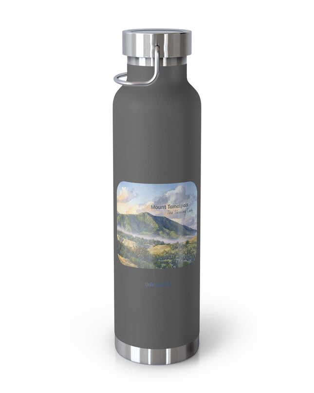 "Mount Tamalpais, the Sleeping Lady" Copper Vacuum Insulated Bottle, 22oz