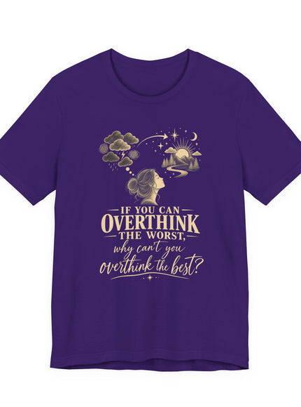 "Overthink" Unisex Jersey Short Sleeve Tee
