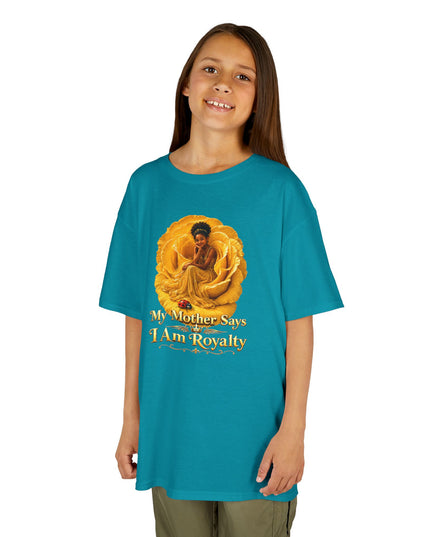 "My Mother Says I am Royalty" Kids Heavy Cotton Tee