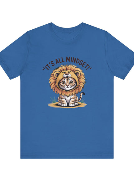 "Mindset Lion" Unisex Jersey Short Sleeve Tee