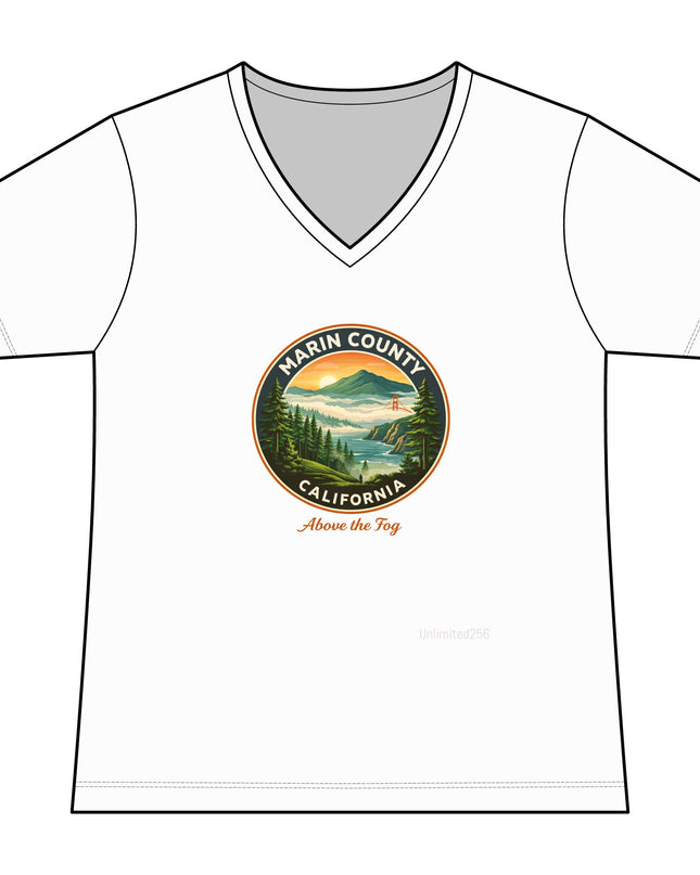 "Above the Fog" Women's Fan Favorite V-Neck Tee