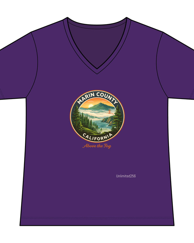 "Above the Fog" Women's Fan Favorite V-Neck Tee