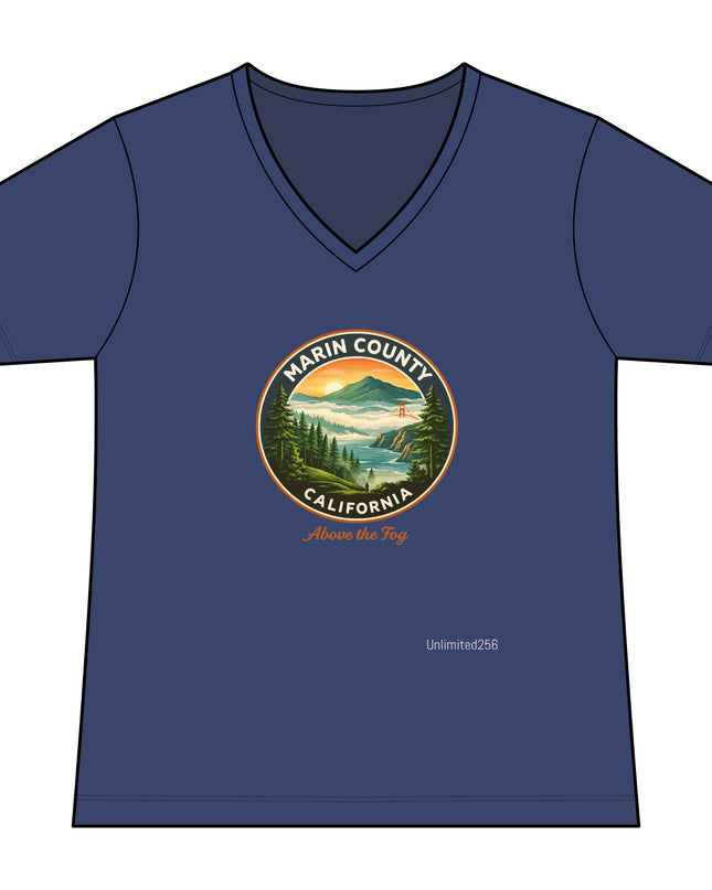 "Above the Fog" Women's Fan Favorite V-Neck Tee