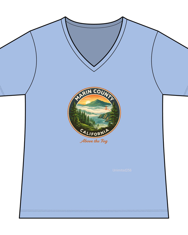 "Above the Fog" Women's Fan Favorite V-Neck Tee