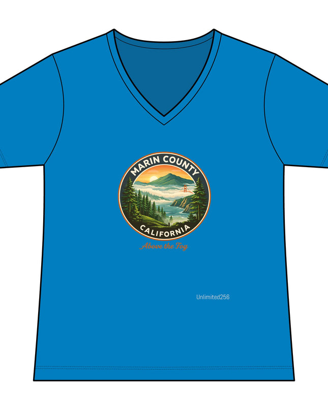 "Above the Fog" Women's Fan Favorite V-Neck Tee
