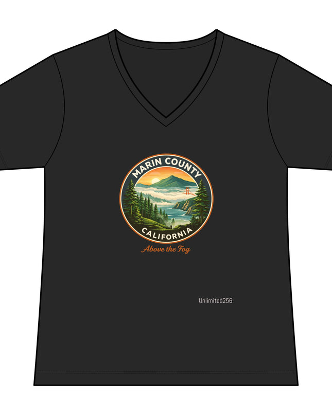 "Above the Fog" Women's Fan Favorite V-Neck Tee