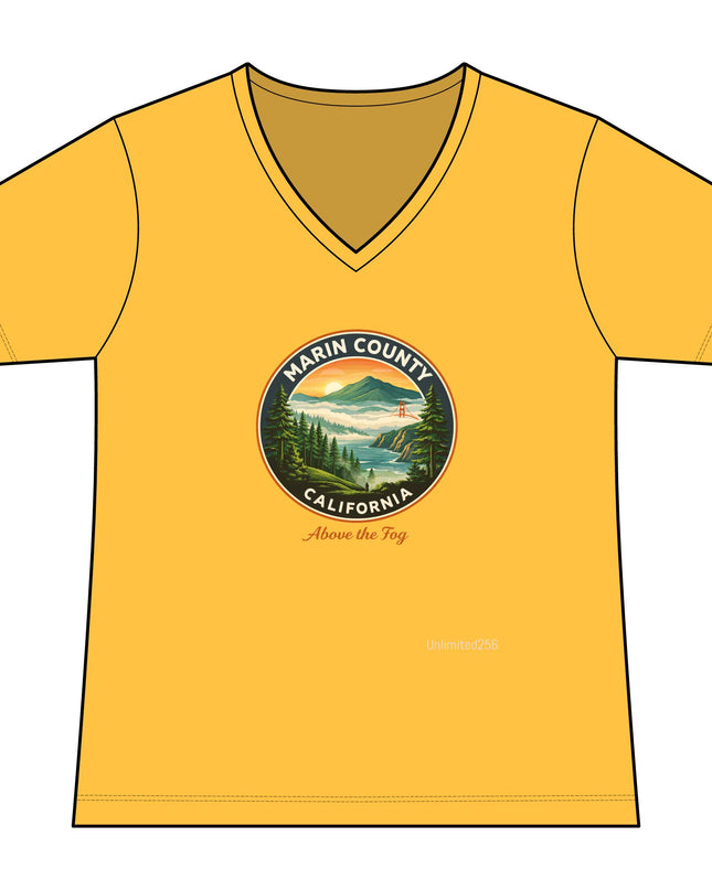 "Above the Fog" Women's Fan Favorite V-Neck Tee