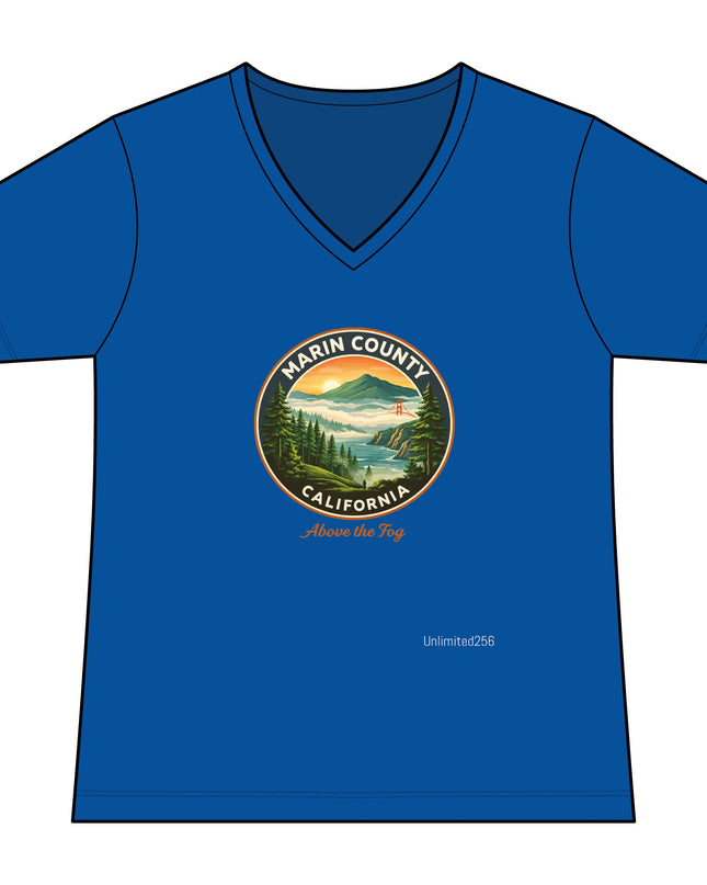 "Above the Fog" Women's Fan Favorite V-Neck Tee